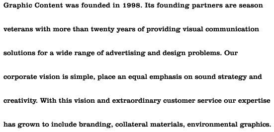 graphic content was founded in 1998.